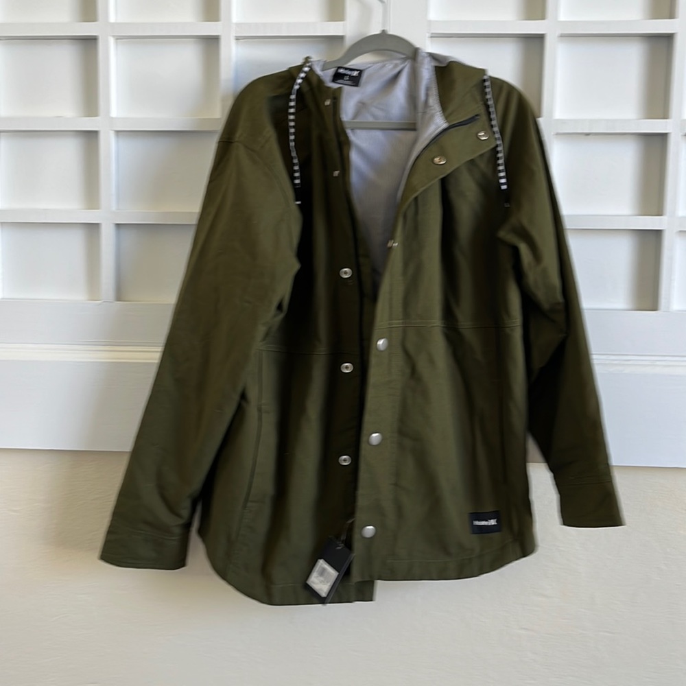Hurley men’s canvas jacket size large